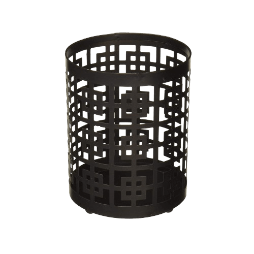 IRON CANDLE VOTIVE (BLACK)